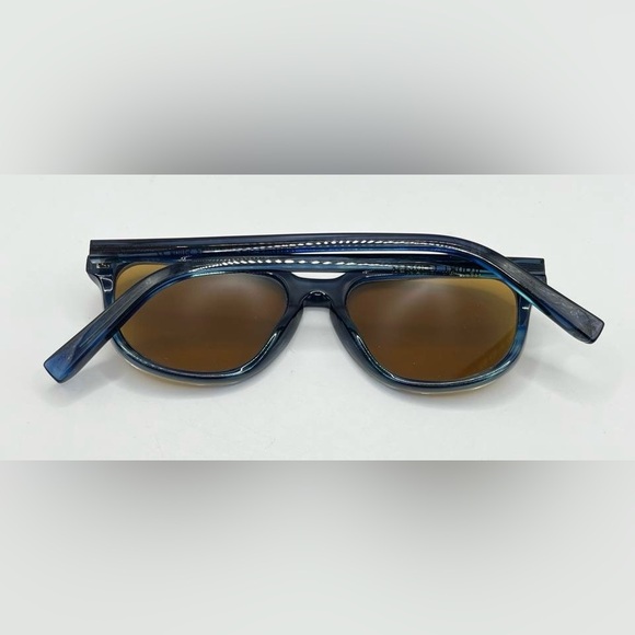 Warby Parker Garrett 953 Blue Oval Sunglasses Frames Only - Picture 4 of 8